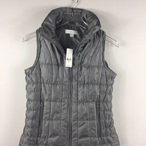 New York & Company NWT silver grey vest